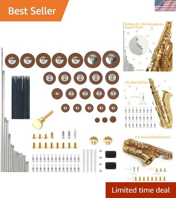 Saxophone Maintenance Essentials - 118-Piece Alto Repair Kit for Enthusiasts
