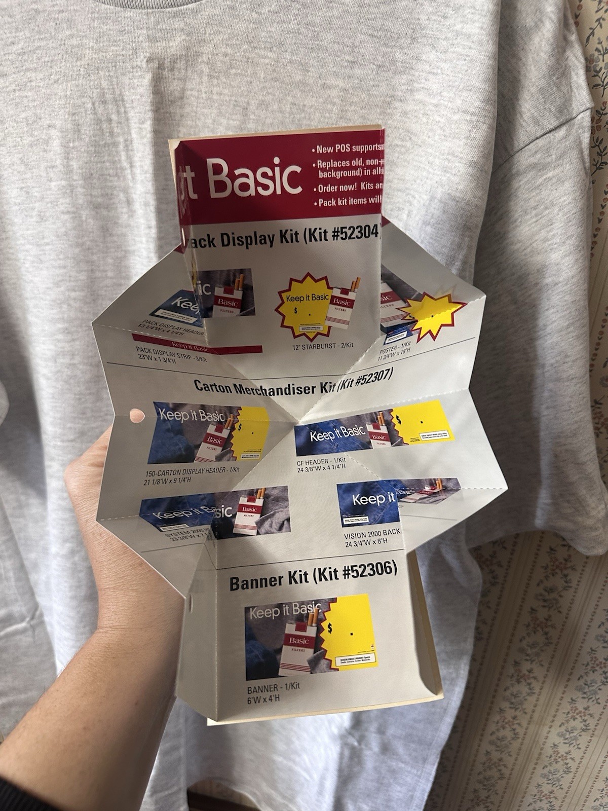 VINTAGE 90s Basic Cigarettes "Keep It Basic" Sing… - image 6