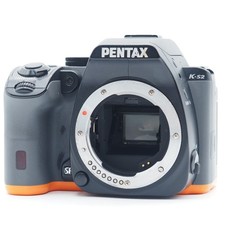 Pentax K-S2 Black/Orange 20.1MP Digital SLR Camera W Lenses Japan [MINT]