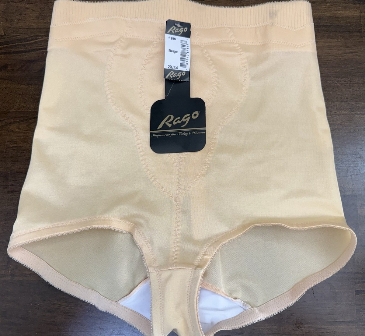 NEW Rago Shapewear Minded High Waist Contour Shaping Beige Brief