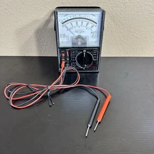 Vintage Micronta 22-204C Range Doubler Multitester Analog Meter Tested Works