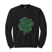 Green Glitter St.Patrick  s Day, Shamrock Shirt Design, Saint Patrick Day Shirt