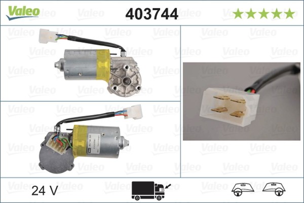 Valeo Wischermotor Original Teil 403744 24V-image