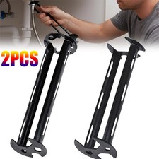 Set Chiavi Multifunzionali per Lavello, Confezione da 2 Utensili Chiave per Lavabo e Rubinetto con Fou.