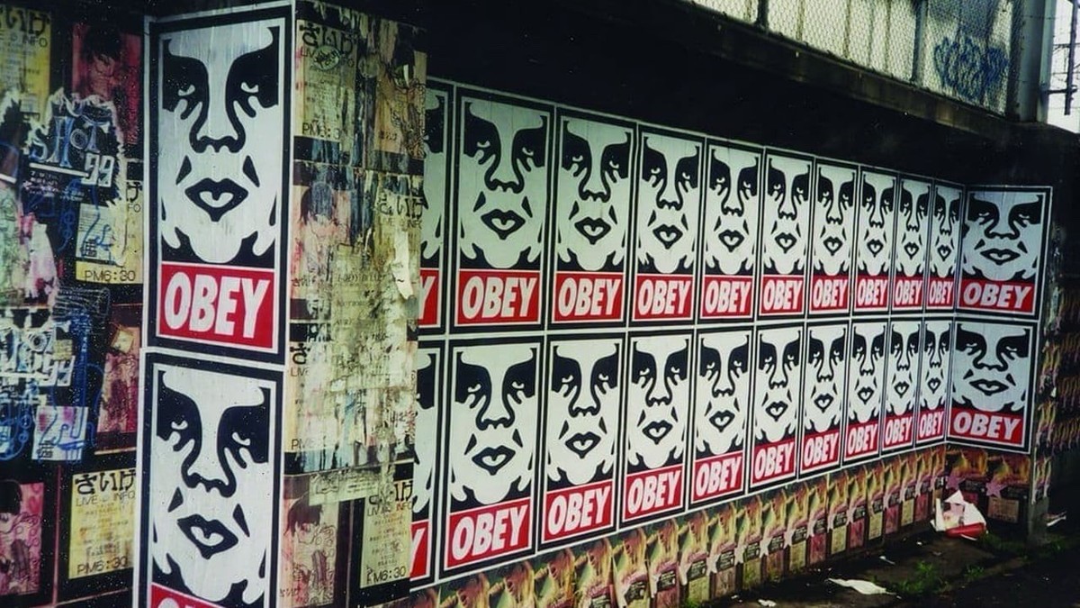 Shepard Fairey OBEY RECORDS Signed Numbered Screen Print AP RARE