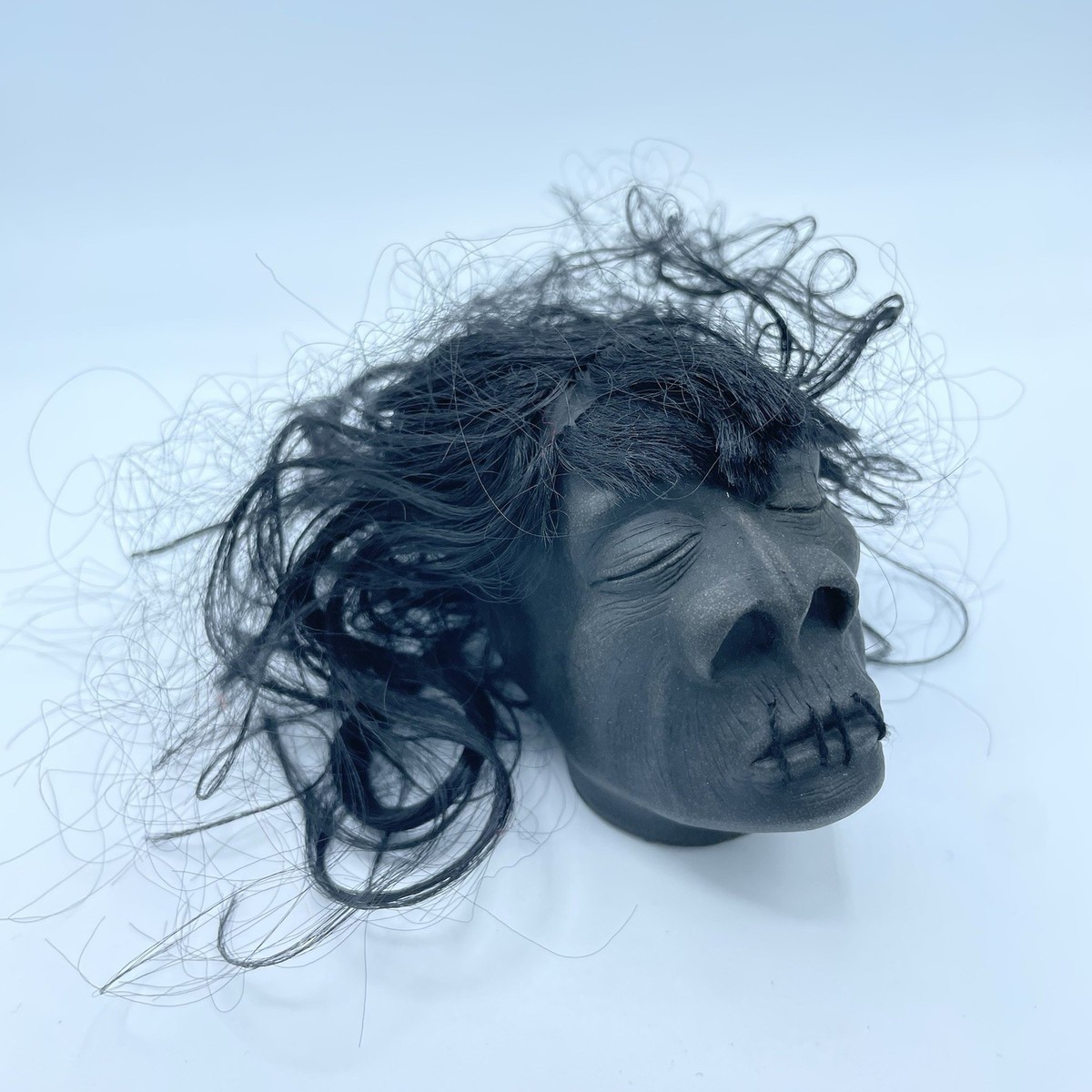Vintage Halloween Shrunken Head Heads Hanging Car Mirror Novelty