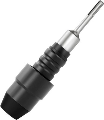 SDS-Plus to SDS-Max Adapter for Rotary Hammers 8-1/4 Inches Long Black