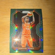 Panini 2021 Prizm WNBA Jonquel Jones #29 Green Parallel Connecticut Sun