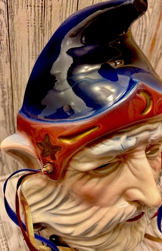 Clay Art Mask - Wizard or Santa 1990 San Francisco California NWT - Picture 6 of 17