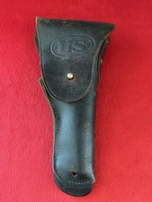 100% Original USGI M1911A1 .45 Black Leather Belt Holster Korean War