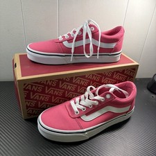 Vans Women's Ward Trainers Sneaker Canvas Honeysuckle Size 6.5 NIB