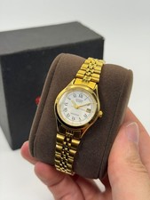Womens vintage gold citizen watch quartz original box