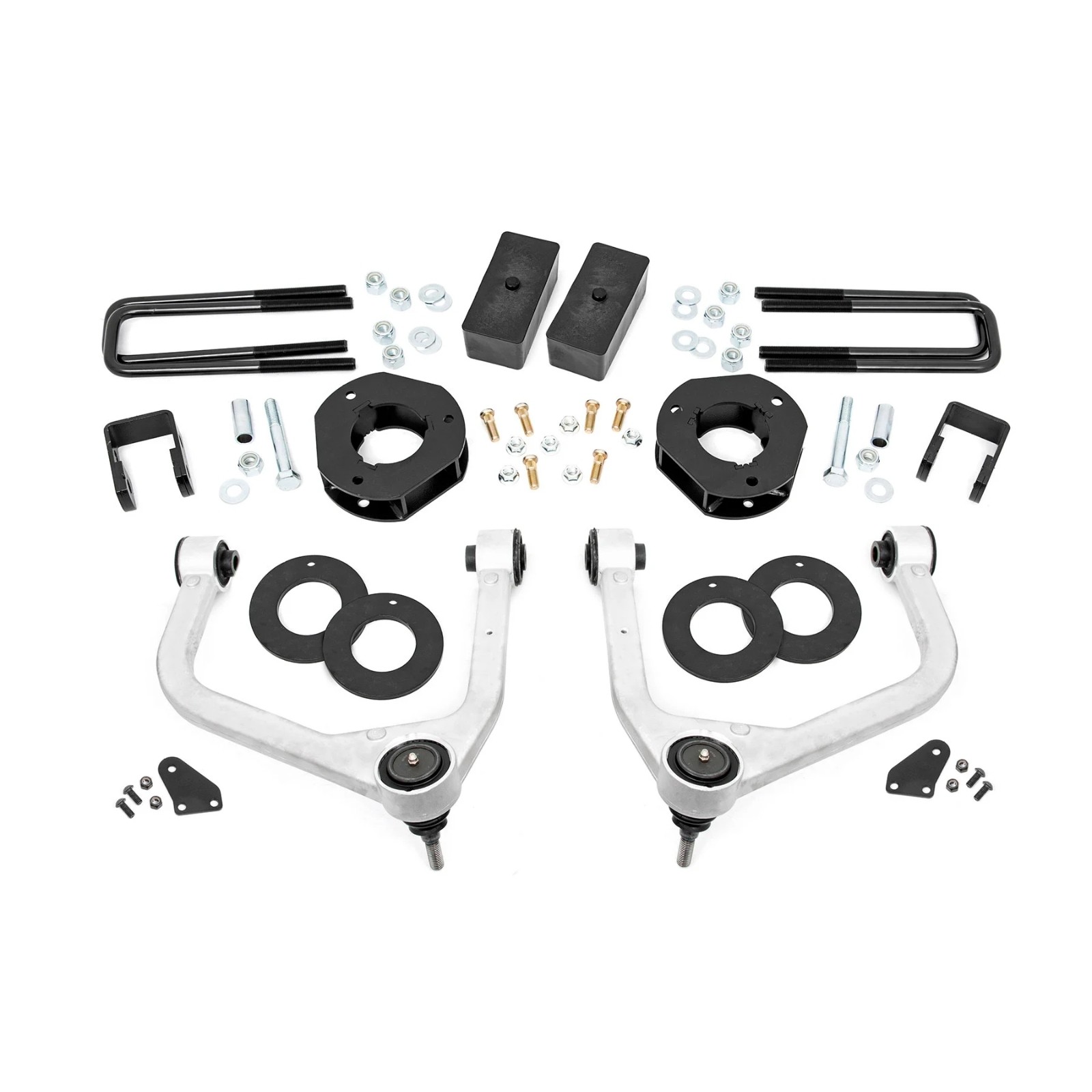 Rough Country 3.5 Inch Adaptive Ride Control Lift Kit for Silverado Sierra 1500