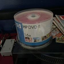 HP DVD-R 50 Pack 4.7 GB 120 Min Blank Media Disc 16x Sealed New