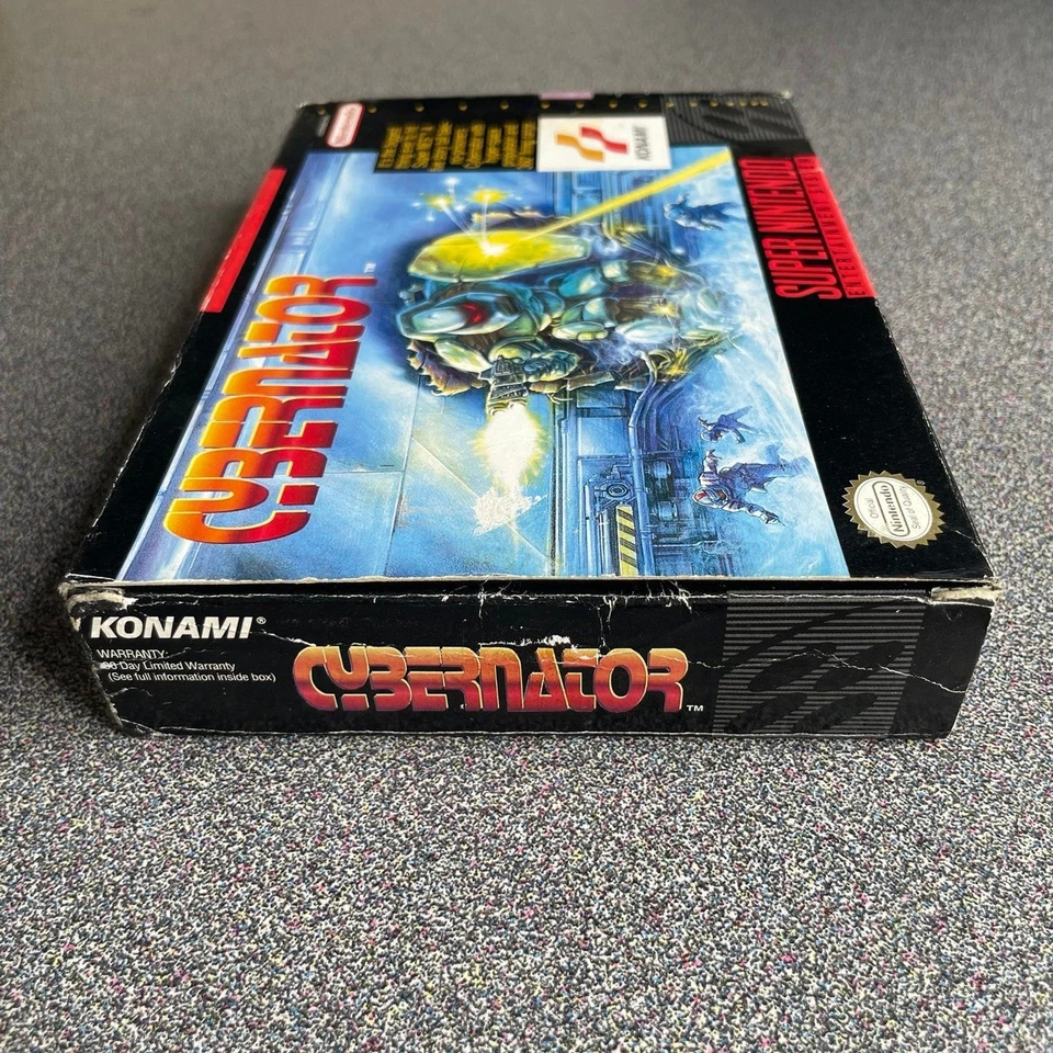 Cybernator Super Nintendo SNES CIB Boxed w/ Manual - Image 3 of 4