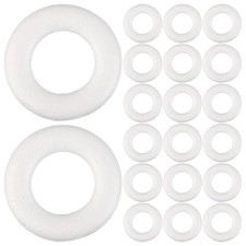 50 Pcs Christmas Foam Wreath Wedding Centerpieces Craft Circles DIY