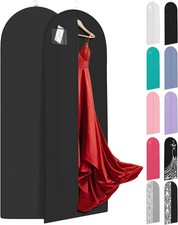72" Long Dress Bags for Gowns - Wedding Dress Garment Bag for Dresses - Long Gar