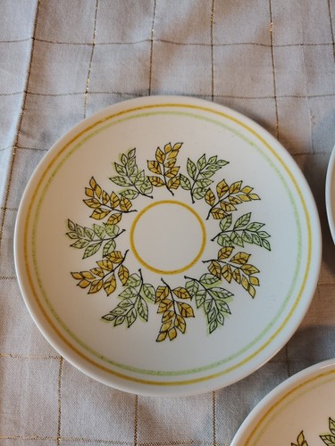 Mid Century Vtg Taylor Smith Taylor Ironstone Mint 6.8" Bread Plates Set Of 3 - Picture 4 of 7