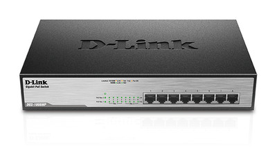 D-Link DGS-1008MP PoE+ Max Gigabit unmanaged rack mountable switch Commutateur