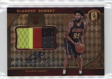 2016 Gold Standard Rookie Jersey Jumbos Prime AU 4/25 DeAndre' Bembry Auto 13c7