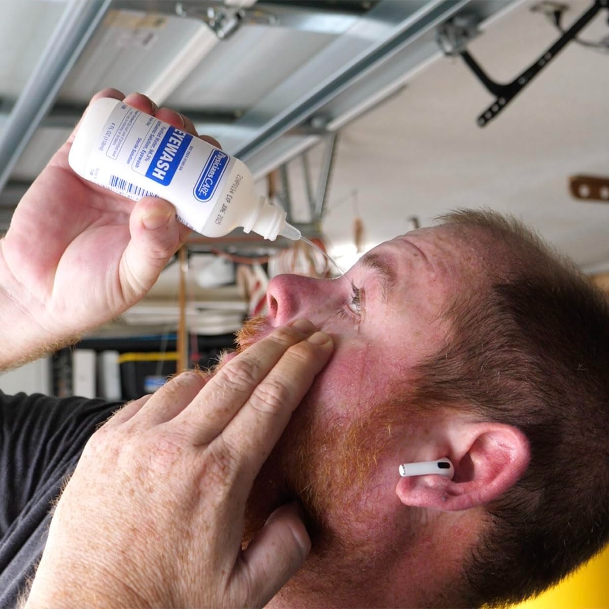 PhysiciansCare Eye Wash Solution, Sterile Isotonic Buffered Solution for Flushin