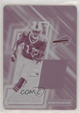 2017 Panini Rookies & Stars Year One Printing Plate Magenta 1/1 Zay Jones #9 q3y
