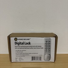 Home Secure Digital Push Button Door Key Pad Lock HS13187 Zinc Alloy NEW