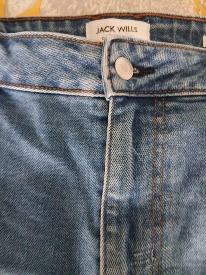 Jack Wills Women's Denim Shorts Size 16 Excellent Condition - Image 4 of 4