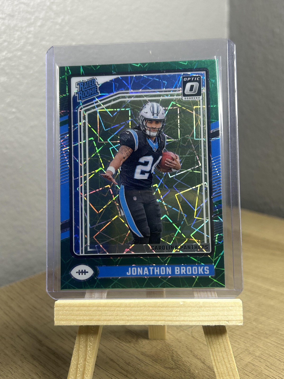 2024 Donruss Optic #258 Jonathon Brooks Green Velocity