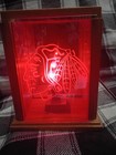 Chicago Blackhawks Wooden - Glass Table Lamp ! — photo 1