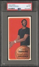1970 TOPPS #130 CONNIE HAWKINS PSA 8