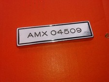 Amc Amx Dash Serial Number 04509 1968 Emblem Badge Long Mounts Amc Amx Dash Serial Number 04509 1968 Emblem Badge Long Mounts