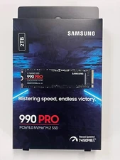 New Samsung 990 PRO 2TB Internal SSD PCle Gen 4x4 NVMe MZ-V9P2T0B/AM