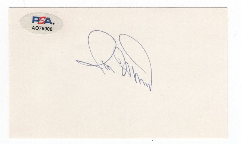 RON HUNT Signed Cut PSA/DNA NEW YORK METS AUTO