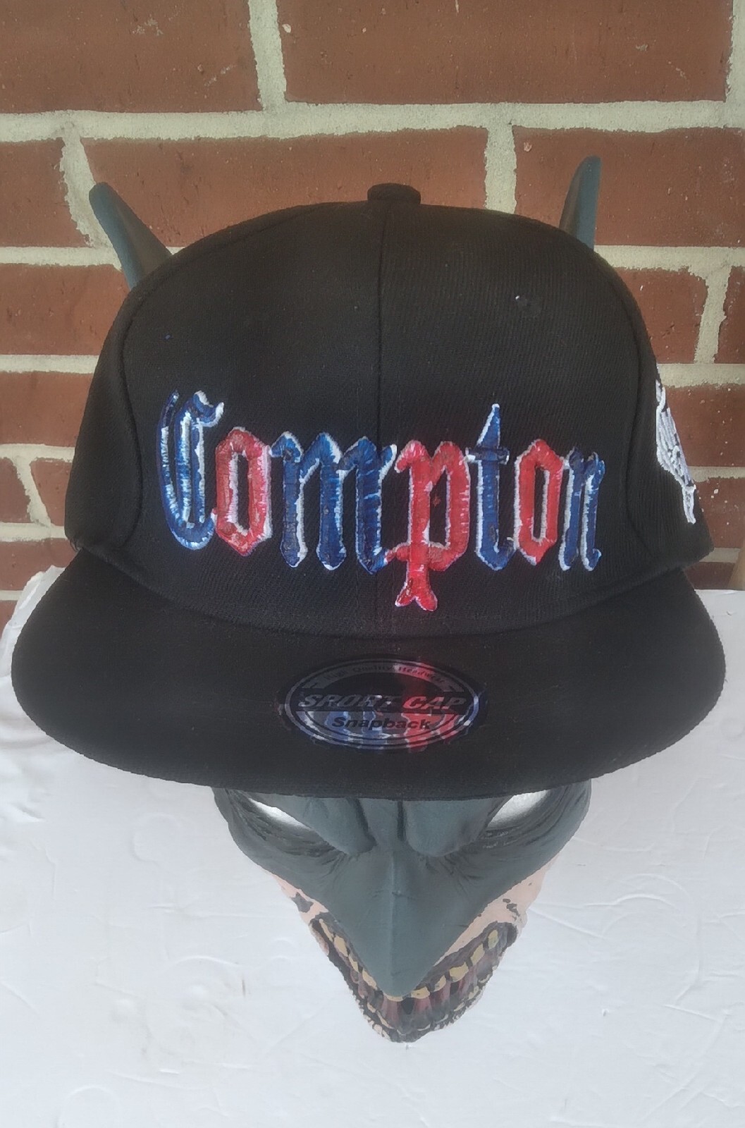 Upcycle Compton Original  Snapback Hip Hop .Black… - image 10