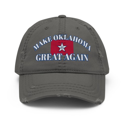 Gorra de béisbol con inscripción "Make Oklahoma Great Again" gorra de algodón vintage nueva - Imagen 42 de 61