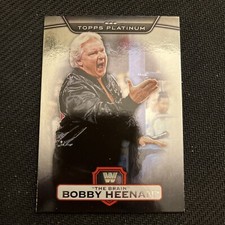 2010 Topps Platinum WWE Bobby The Brain Heenan 72 WWF Pro Wrestling Card