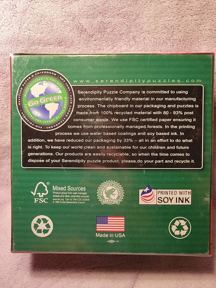 НОВЫЙ ЗАПЕЧАТАННЫЙ «Направляющие огни» 300шт головоломка на Serendipity маяк, морской свет, солнце - Изображение 2 из 4