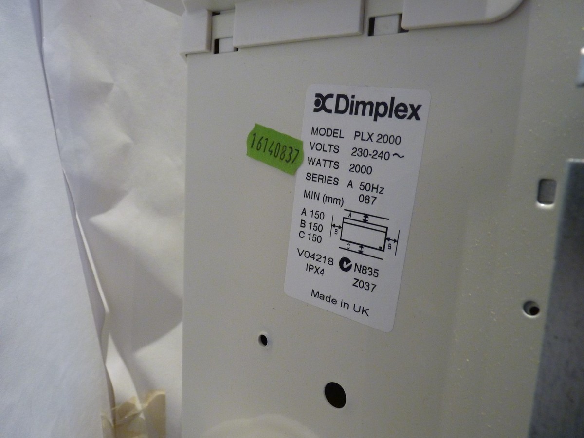 DIMPLEX PLX2000 PANEL CONVECTOR HEATER 2KW BRAND NEW | eBay
