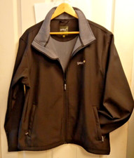 Gelert Softshell Jacket Outerwear Zip 2XL Black Wind & Shower Resistant Jacket