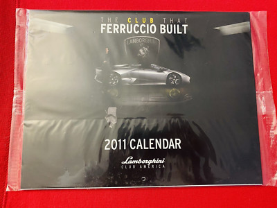 Lamborghini Official Authorized 2011 Calendar '' The Club that Ferruccio Built''