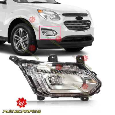 Fits 2016 2017 Chevrolet Equinox Premier LTZ Front Bumper DRL Fog Lamp Right RH