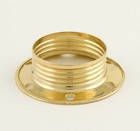 Small Brass Shade Ring for SES E14 Light Lamp holders with Threaded sleeve 27mm