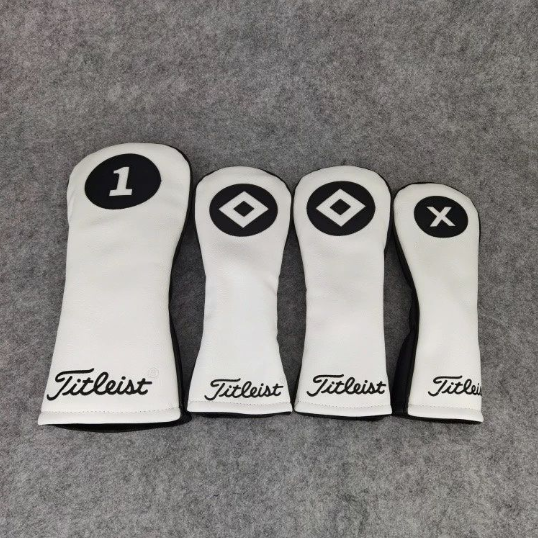 NEW】Titleist Golf Headcover Set 4pc 1 3 5 UT Fairway Wood Utility
