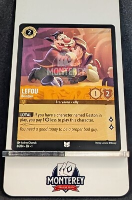 LEFOU Bumbler NM-MINT 8/204 Disney Lorcana TCG EN1