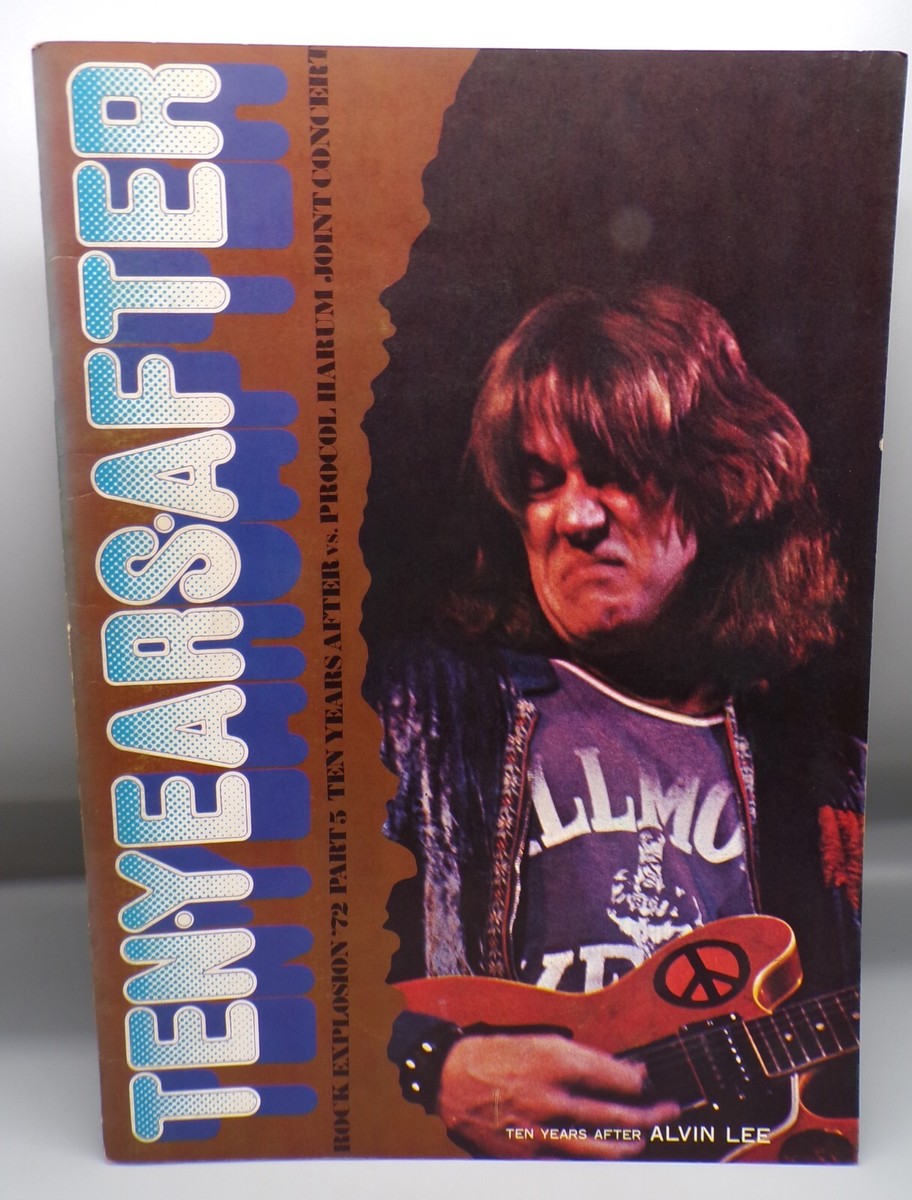 Vintage 1972 Japanese PROCOL HARUM & TEN YEARS AFTER concert