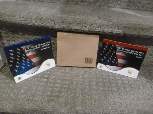 2015 United States US Mint Uncirculated 28 Coin Set P + D with box