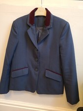 Dublin Childrens Horse Pony Showjumping Navy Blue Jacket Childs Age 14