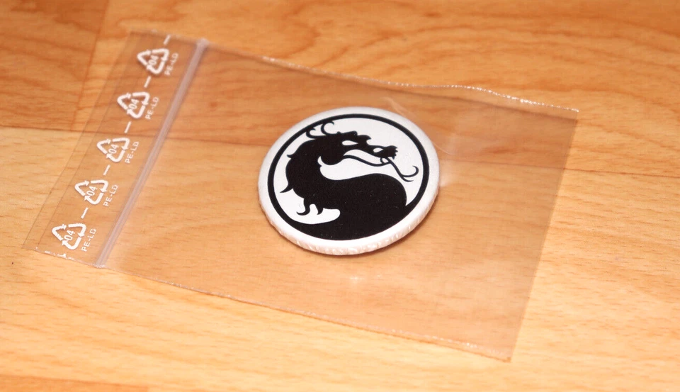Prendedor/insignia/botón Mortal Kombat promoción antigua raro Foto 4 de 4