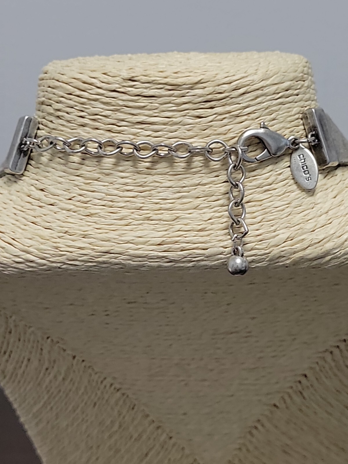 Chico's Peyton Multi-Strand Statement Necklace Si… - image 6